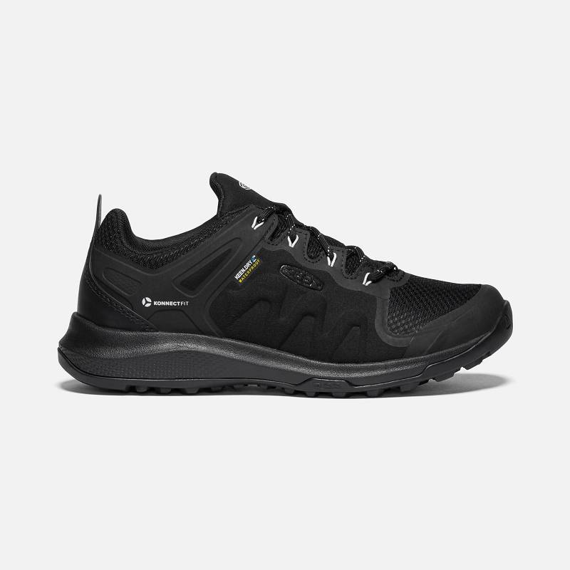 Keen Explore Waterproof Wanderschuhe Damen DE-95136 Black/Star White - Keen Damenschuhe Schwarz